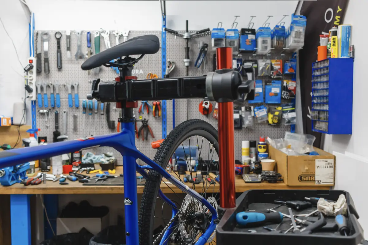 Fahrradwerkstatt Service Fahrradwerkstatt Foto