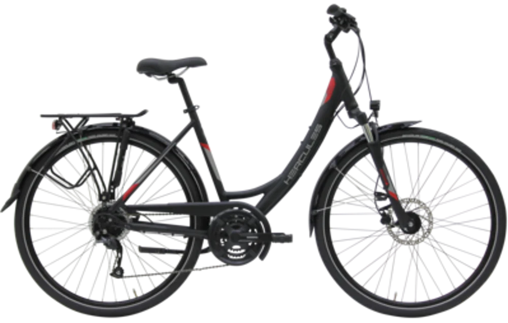 Damen Citybike Hercules Tourer 21 schwarz Damen Citybike von Hercules in schwarz