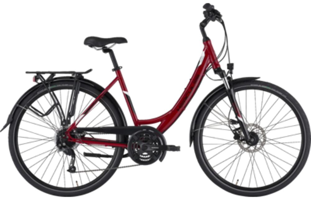 Damen Citybike Hercules Tourer 21 rot Damen Citybike von Hercules in rot