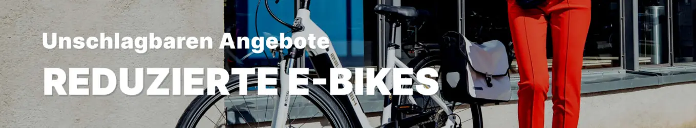 E-Bike Angebote Angebote für E-Bikes mit stark reduzierten Preisen