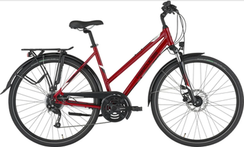Damen Trekkingbike Hercules Tourer 21 rot Damen Trekkingbike von Hercules in rot