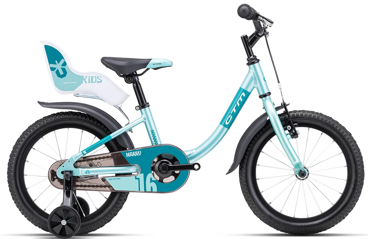 16 Zoll Kinderfahrrad türkis